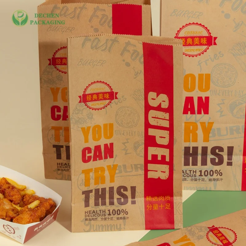 Bolsas de Papel Resistentes para Llevar: Mantenga seguras sus entregas de comida